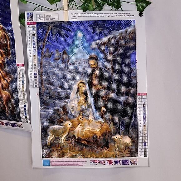 Diamond Painting. Nativity and Shepherd Portrait. - Picture 3 of 7